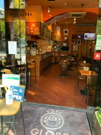 caféGLOBE 貸切フロア、レンタルキッチンの入口の写真