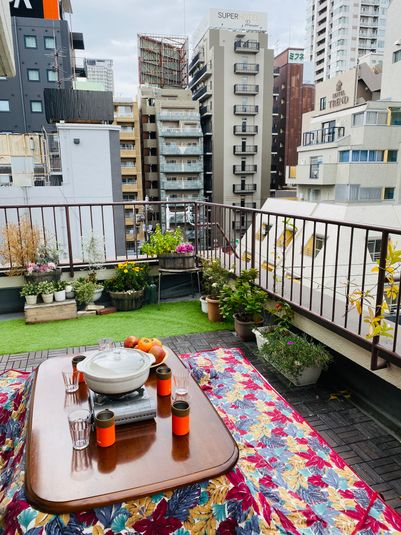 アウトドアぷちBBQ＠広々テラス - Jessica'sApt 道頓堀