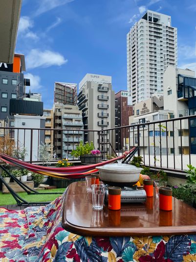 アウトドアぷちBBQ＠広々テラス - Jessica'sApt 道頓堀