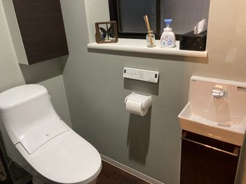 新しいお手洗い - おうち時間_大淀中 Bar風パーティースペースの設備の写真