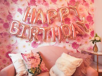 お誕生日会にもおすすめ❗❗
（バルーンはご持参ください） - espace fleurs パーティールーム、多目的スペースの室内の写真