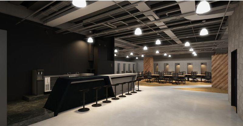 オープン＋キッチン前スペース(キッチン含む) - いいオフィス南越谷