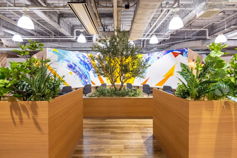 オープン＋キッチン前スペース(キッチン含む) - いいオフィス南越谷