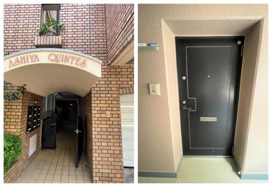 マイスペ２４　芦屋スペース レンタルスペース　貸会議室の入口の写真