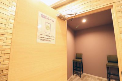 電話専用ルームもございます - スタジオ&オフィス メビウス 【Bタイプ】ルームNo14の設備の写真