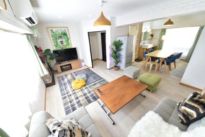 【直前割４０％引】新大久保駅から直進✨3LDK🏠大型テレビ📺子連れ可👨‍👨‍👧‍👧広々キッチン - 【閉鎖】JK Room 新大久保店