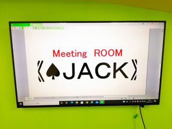 65インチ　モニター - meeting roomＪＡＣＫ ＪＡＣＫの室内の写真