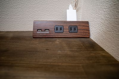 電源タップ、USB充電も可能です - リモートベースroom0の設備の写真