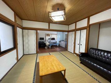 居間からキッチン方面 - CONCATENATE京都 子連れママ会歓迎！キッチン付、パーティ・料理・リモートワークに♪の室内の写真