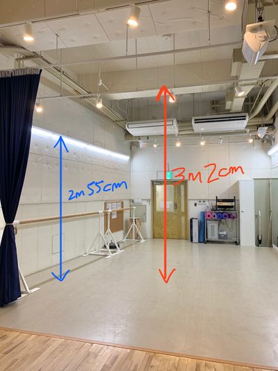 駅近！都心！遮音＋防振施工ダンスタジオ - レンタルスタジオ新富町 Danzatakara. Studio