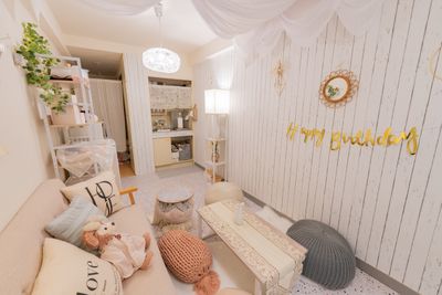 ココリアCream横浜 韓国風インテリアの癒し空間の室内の写真