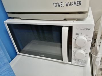 電子レンジもご利用下さい。 - ※※さくら鍼灸整骨院（伊丹）※※ 阪急伊丹駅東徒歩３分☆マッサージ等に利用OK※当院共有時間あり※の設備の写真