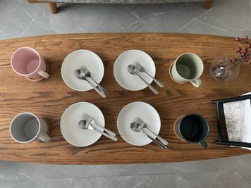 お皿、マグカップ、スプーン、フォーク - 柏レンタルカフェ レンタルカフェKOTANの設備の写真