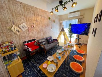 2.Wood Space吉祥寺 キッチン付きパーティルームの室内の写真