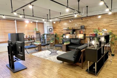 ６５型モニターを使用した撮影レイアウト - 渋谷セレクトスペース 渋谷セレクトスペース（控え室３部屋完備）の室内の写真