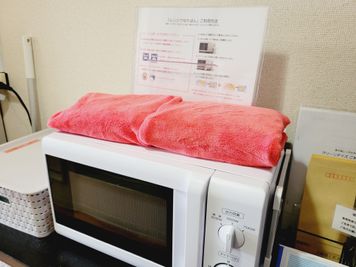 レンジで温める湯たんぽ『ゆたぽん』 - レンタルサロン：グリーンデイズ ４階の部屋の設備の写真
