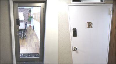 Ｌ⇔Ｒ・ＲＯＯＭ赤羽 2部屋併設レンタルスペースの入口の写真
