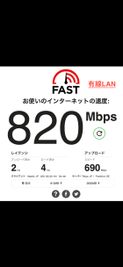 Alt studio内の有線での通信速度です。快適にご利用いただけます。設備されたLANケーブルを部屋内のルーターに挿してご利用ください。 - 音楽スタジオ「alt studio(オルトスタジオ)」  『神保町・水道橋』セルフ音楽スタジオ Alt studioの設備の写真