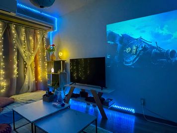 KOHA新宿1st ✨LED搭載の夢のようなパーティールーム✨の室内の写真