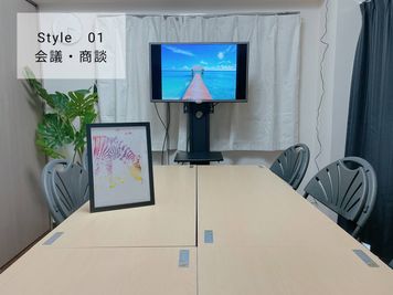 🎉口コミ145件突破🎉】品川会議室/高速WiFi/駅徒歩2分の室内の写真