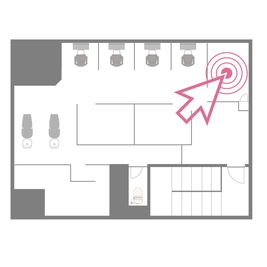 シェアサロンRoom59仙台/美容師/アイリスト/ネイリスト/ まつ毛、眉毛に最適♪ベットの半個室スペース♪の設備の写真