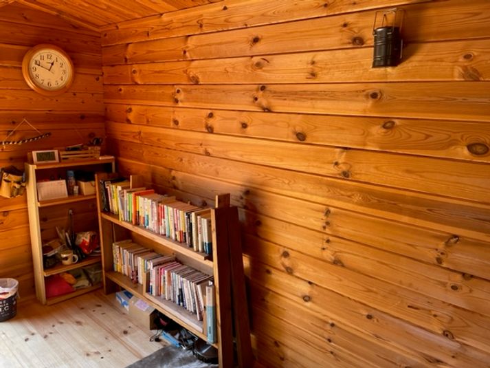 30坪のお庭付きのログ小屋 - ログ小屋【周囲に気がねなく使える！】～彩りの町上勝町～