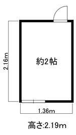 間取り図 - トランクルーム KDボックス トランクルーム、貸倉庫の室内の写真