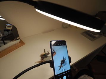 角度調節可能なリングライト♪設置も簡単です - レンタルサロン ACE京都河原町店 レンタルサロンACE 京都河原町店の設備の写真