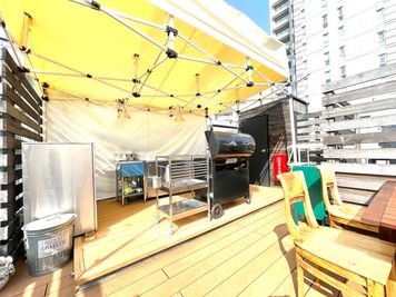 広々したキッチンスペース。 - レンタルBBQグランピングスペース L1P Glampingの室内の写真