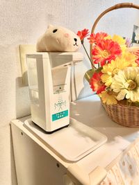 入退店時には手指消毒をお願いしております。 - 赤羽レンタルサロン「Soin」 【女性限定】2名用個室 施術スペースの設備の写真