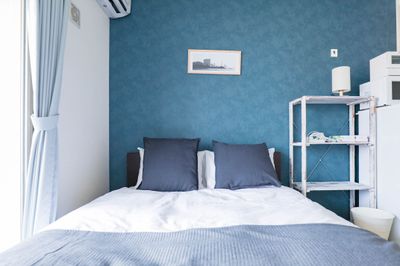 ※実際の部屋はグレー系のアクセントクロスとなっております。 - リアリティ博多Ⅱ		 リアリティ博多Ⅱ	801の室内の写真