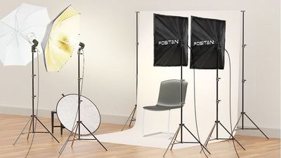 【撮影機材一式】撮影イメージです - ブルースペース上野駅前4A&4B(2部屋あり） 4B(402) レンタルスペースの設備の写真