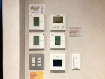 電気、空調は入口横で一括管理をしております。 - StartupSide Tokyo | スタートアップサイド東京 ミーティングルーム8Bのその他の写真