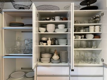 豊富な備品は無料で使用可能 - キッチンスタジオ ディッシュ キッチン付きレンタルスペースの設備の写真