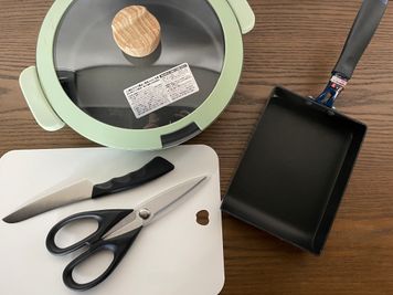 簡単な調理器具もございます - わくわくスペース　あつまるべ キッチン付きレンタルスペースの設備の写真