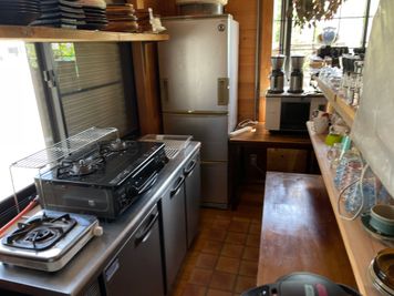 キッチン設備 - カフェ御結（おむすび） キッチン付きカフェスペースの室内の写真