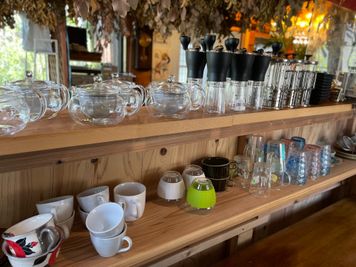 食器など - カフェ御結（おむすび） キッチン付きカフェスペースの室内の写真