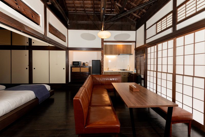 海近の古民家の1階を貸切 - 琥珀-AMBER-