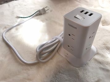 マルチコンセント - パーティ・誕生日会【コンビニ0分】オオノビル305「ロココ川口」 ハロウィン🎃2面採光✨ママ会👶優しい日差し💗癒し系スペースの設備の写真