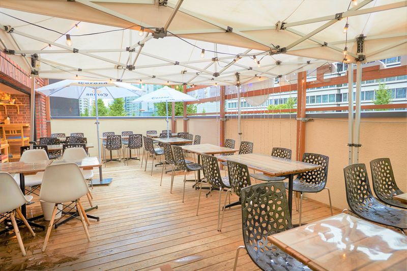駅チカBBQが出来る屋上テラス - ジョニーの田町酒場＆テラスBBQ