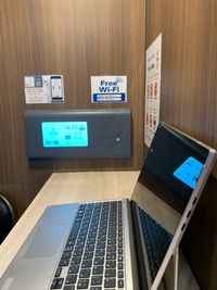 IOTシステムにより即時利用も可能 - セントレア空港テレワークブース テレワークブースNO2の室内の写真