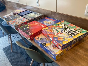 ボードゲーム各種取り揃えています。息抜きやパーティーにご利用ください - コワーキングスペース＆シェアオフィスLiveCoals 共用スペースのその他の写真