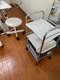 道具などを置くワゴンも使用可能です - Soltida 恵比寿駅徒歩1分の好立地プライベートネイルサロンの設備の写真