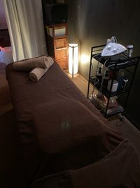 あさがお鍼灸整骨院 エステ器具、施術ベッド付き完全個室の室内の写真