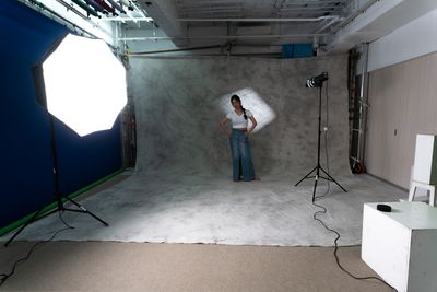 大型灰色背景 - スタジオ 蒲田撮影スタジオ　「スタジオカプラ」Bスタジオの室内の写真