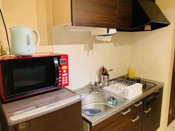 キッチン２ - 五反田徒歩4分「&Living」バリ風モダンレンタルスペース 五反田徒歩4分「&Living」バリ風レンタルスペースの設備の写真