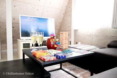Chillinhouse.tokyo パーティースペース、撮影スペースの室内の写真