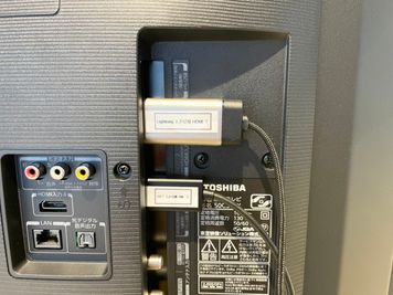 TVモニター出力用HDMIケーブル(Lightning×1,USB-C×1) - 浜松レンタルスタジオ・レントプラス レンタルスタジオの設備の写真