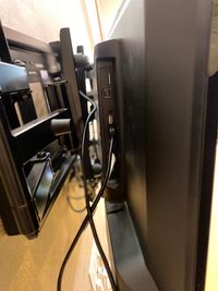 TV背面 - NASA＆⑧ in the Room 受け入れ終了。の設備の写真