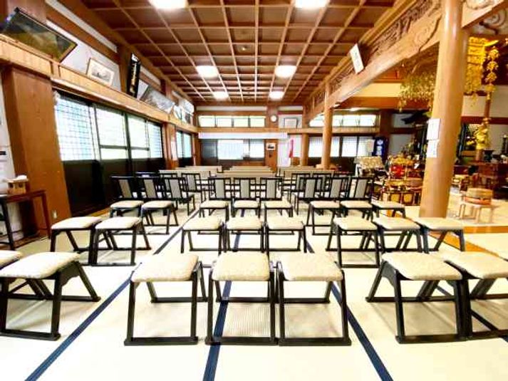 本堂+客殿+奥の間 - 名古屋会議室 日蓮宗 太閤山 常泉寺